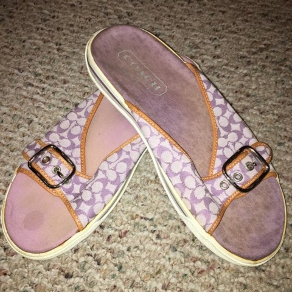 Coach Signature Canvas P229 Bonny Sandals